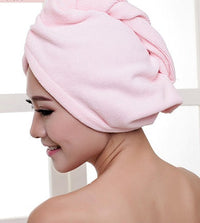 HKM-882963 Absorbent Microfiber Hair Dryer Cap for Quick and Easy Drying