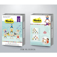HKM-882963 Colorful Plastic Stacking Block Balance Game for Kids - Fun DIY Acrobatic Toy