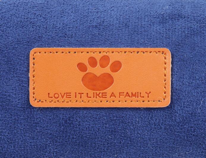HKM-883027 Double-Sided Cloth Dog and Cat Litter Mat in Red, Blue, and Brown - Multiple Sizes Available