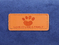 HKM-883027 Double-Sided Cloth Dog and Cat Litter Mat in Red, Blue, and Brown - Multiple Sizes Available