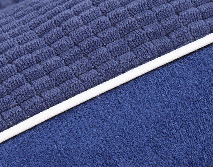 HKM-883027 Double-Sided Cloth Dog and Cat Litter Mat in Red, Blue, and Brown - Multiple Sizes Available