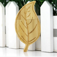HKM-883731 Creative Wooden Leaf USB Flash Drive - USB 2.0, 20MB/s Read Speed, Write Protection Switch