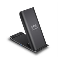 HKM-883795 15W Vertical Folding Wireless Charger with Type-C Interface, Black