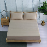 HKM-883859 Four-Piece Plain Bedding Set with Reactive Dyeing - Available in Various Colors and Sizes