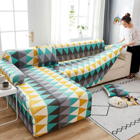 HKM-883859 Universal Sofa Cushion Cover - Simple Modern Design with Chinese Style Patterns in Sand