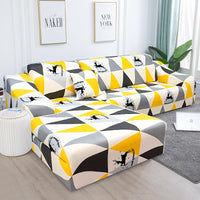 HKM-883859 Universal Sofa Cushion Cover - Simple Modern Design with Chinese Style Patterns in Sand