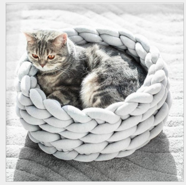 HKM-883923 Irrigation core cotton cloth line machine washable water washable hand-woven kennel cat litter
