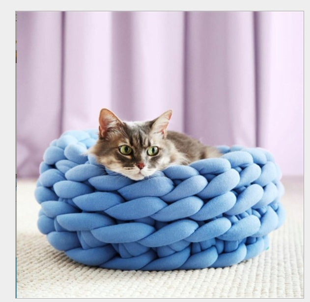 HKM-883923 Irrigation core cotton cloth line machine washable water washable hand-woven kennel cat litter