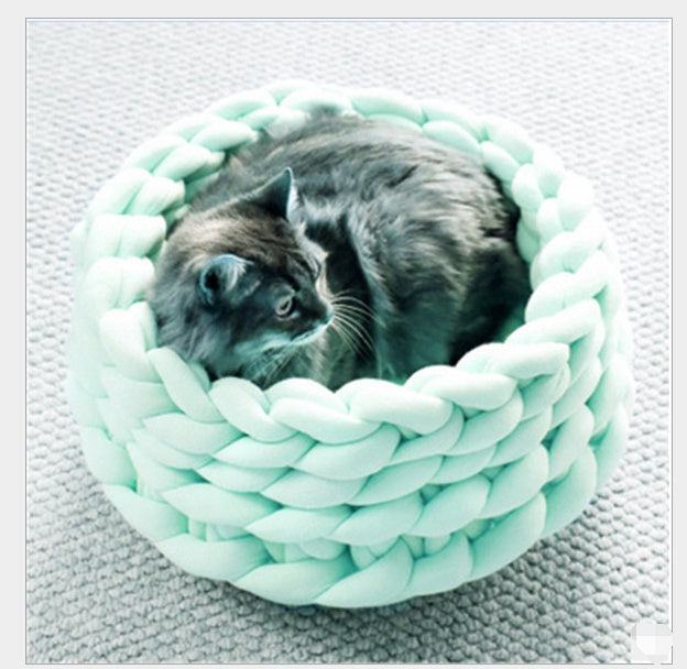 HKM-883923 Irrigation core cotton cloth line machine washable water washable hand-woven kennel cat litter