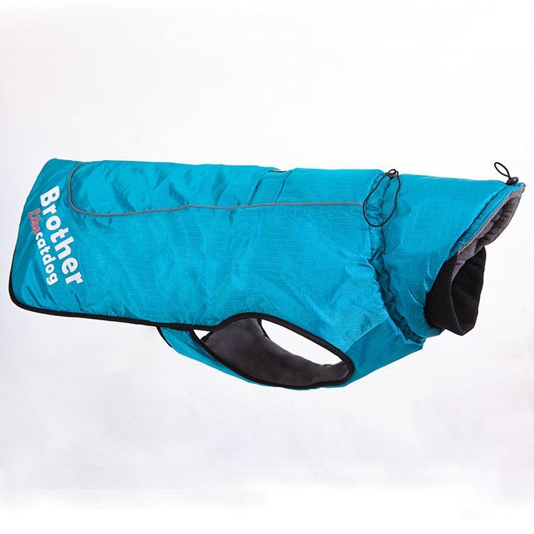 HKM-883987 Waterproof Reflective Nylon Pet Rain Jacket for All-Weather Protection