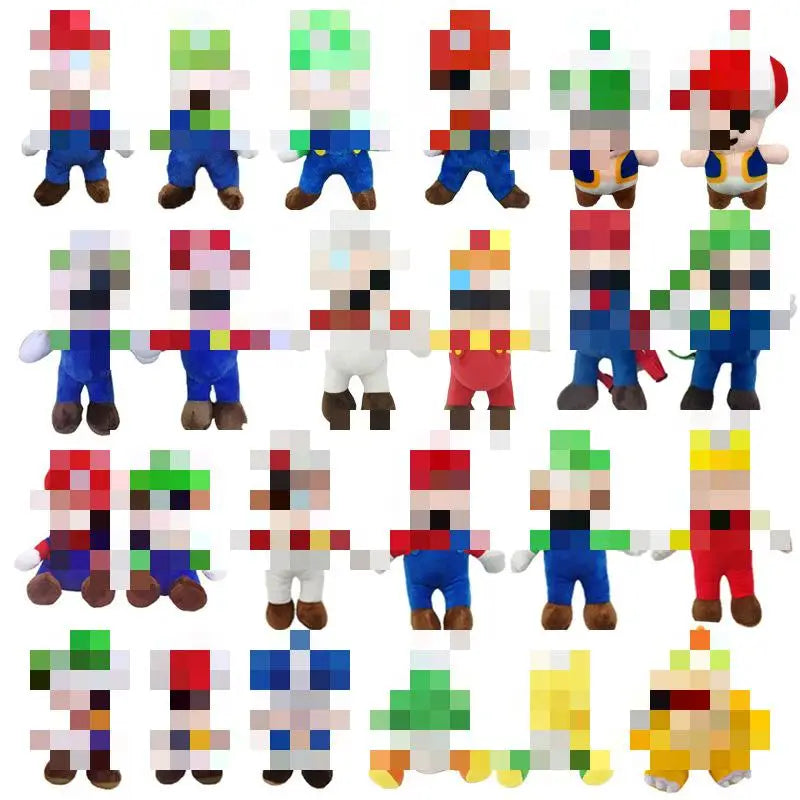 HKM-884371 25cm Soft Plush Super Bros Toy Doll - Perfect Gift for Kids Ages 2 and Up
