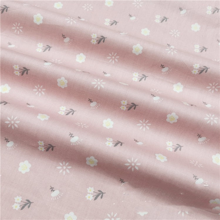 HKM-884371 Cotton Cartoon Fabric featuring Green Deer and Squirrel, 100% Cotton Twill, Ideal for Bedding, Curtains, Clothing, 1.6m Wide