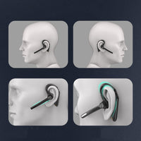 HKM-884435 Wireless Bluetooth Headset for Driving with Battery Display and Voice Control