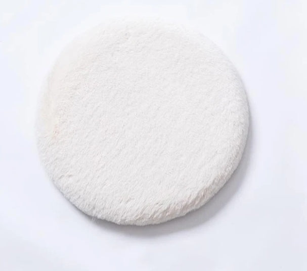 HKM-884499 Faux Fur Memory Foam Cushion with Satin Fabric Cover