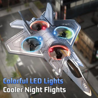 HKM-884499 Remote Control Foam Airplane Drone for Kids - Indoor and Outdoor Fun, 4 Channels, 50-100m Range