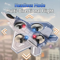 HKM-884499 Remote Control Foam Airplane Drone for Kids - Indoor and Outdoor Fun, 4 Channels, 50-100m Range