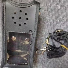 HKM-884627 Baofeng BF-UV9RPLUS Walkie-Talkie Waterproof Leather Protective Case with Strap