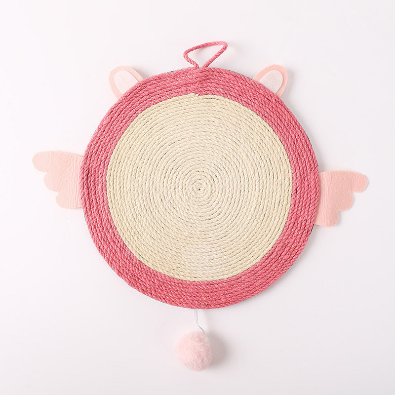 HKM-884691 Sisal Rope Anti-Abrasion Sofa Cushion Protector with Non-Slip Base – Various Fun Shapes and Sizes
