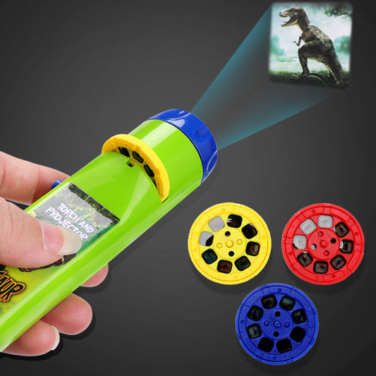 HKM-884819 Early Childhood Education Projector Flashlight for Infants - Interactive Vision Development Toy