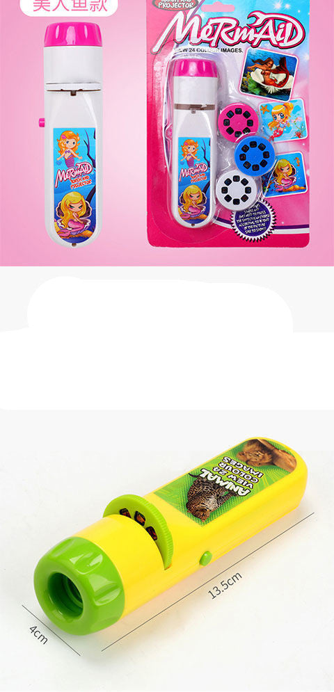 HKM-884819 Early Childhood Education Projector Flashlight for Infants - Interactive Vision Development Toy