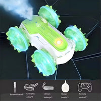 HKM-884947 Amphibious 4x4 Remote Control Car with Lights and Gesture Control, Multi-Terrain 360 Degree Rotation