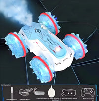 HKM-884947 Amphibious 4x4 Remote Control Car with Lights and Gesture Control, Multi-Terrain 360 Degree Rotation