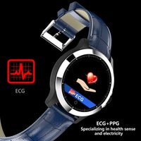 HKM-885203 Premium ECG Smart Bracelet with Blood Pressure & Heart Rate Monitoring, 304 Stainless Steel Body, Real-Time Health Tracking