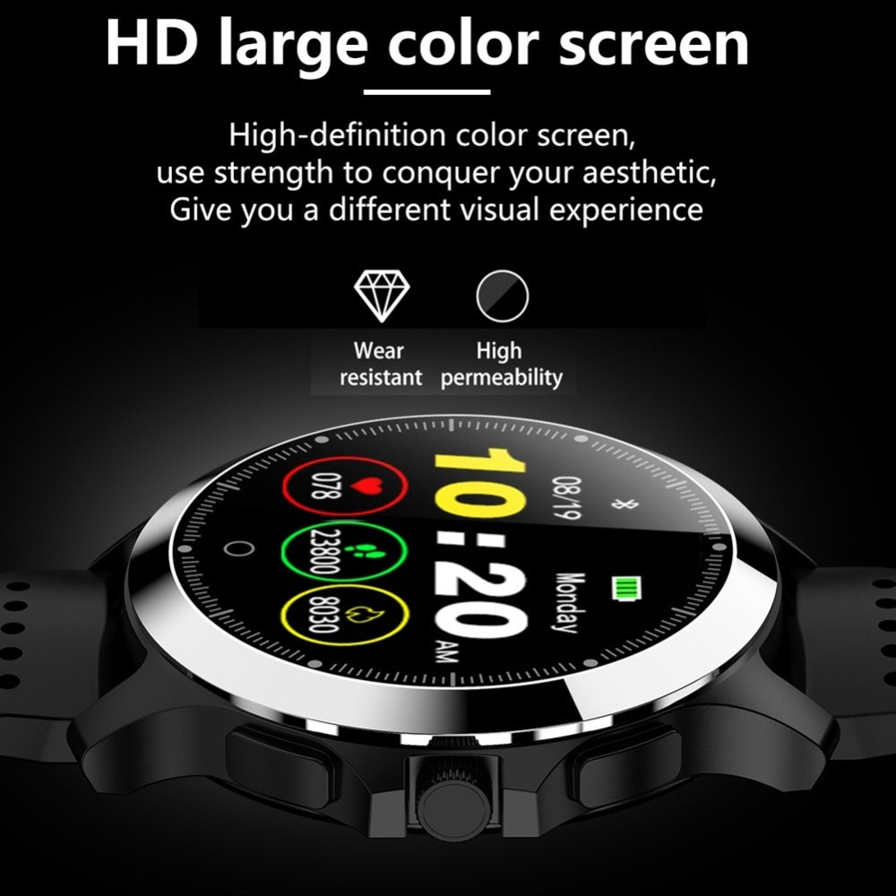 HKM-885203 Premium ECG Smart Bracelet with Blood Pressure & Heart Rate Monitoring, 304 Stainless Steel Body, Real-Time Health Tracking