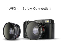 HKM-885267 30MP HD 27K Digital Camera with Flip HD Screen, 3-Inch LCD, Dual Battery, Wide-Angle Lens Included