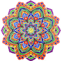 HKM-885395 Mandala Irregular Wooden Puzzle for Ages 7-14 – Fun and Engaging Learning Toy