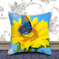 HKM-885459 Diamond Art DIY Pillowcase - Handmade Cotton Cushion Cover, 40x40cm