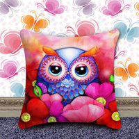 HKM-885459 Diamond Art DIY Pillowcase - Handmade Cotton Cushion Cover, 40x40cm