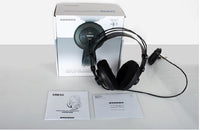 HKM-885587 Professional Studio Headset with Open Ear Design and Self-Adjusting Comfort, 50mm Driver, Ideal for Mixing and Monitoring