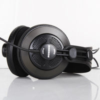 HKM-885587 Professional Studio Headset with Open Ear Design and Self-Adjusting Comfort, 50mm Driver, Ideal for Mixing and Monitoring