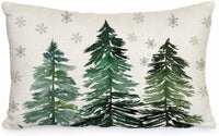 HKM-885651 Christmas Themed Simple Linen Pillow Cover for Home Sofa Decoration