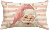 HKM-885651 Christmas Themed Simple Linen Pillow Cover for Home Sofa Decoration