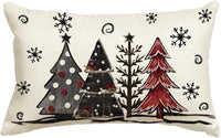 HKM-885651 Christmas Themed Simple Linen Pillow Cover for Home Sofa Decoration