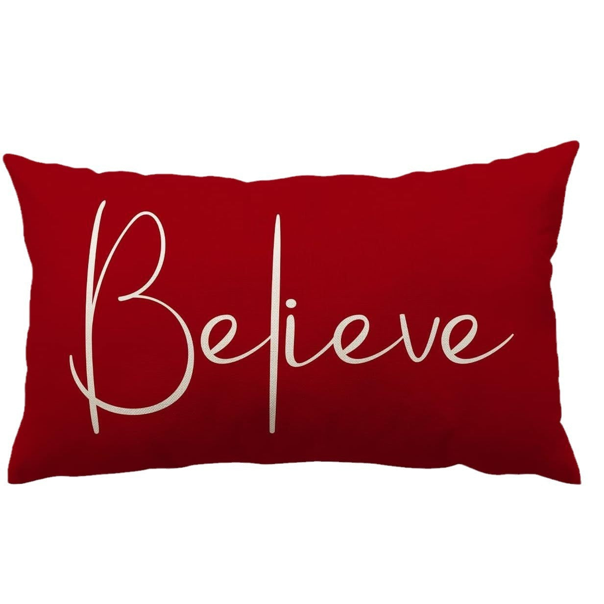 HKM-885651 Christmas Themed Simple Linen Pillow Cover for Home Sofa Decoration