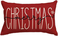 HKM-885651 Christmas Themed Simple Linen Pillow Cover for Home Sofa Decoration