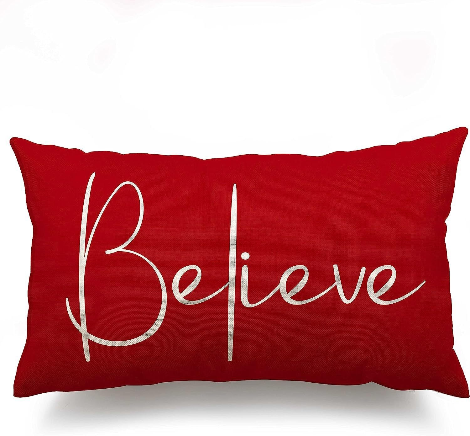 HKM-885651 Christmas Themed Simple Linen Pillow Cover for Home Sofa Decoration