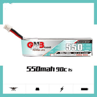 HKM-885715 Mini High-Rate Lithium Battery for FPV Applications, 4.2V Charging, Compact Size 6x18x66mm