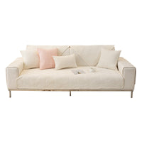 HKM-885907 Milk Velvet Anti-Slip Seat Cushion for Combination Sofas - Thickened and Comfortable