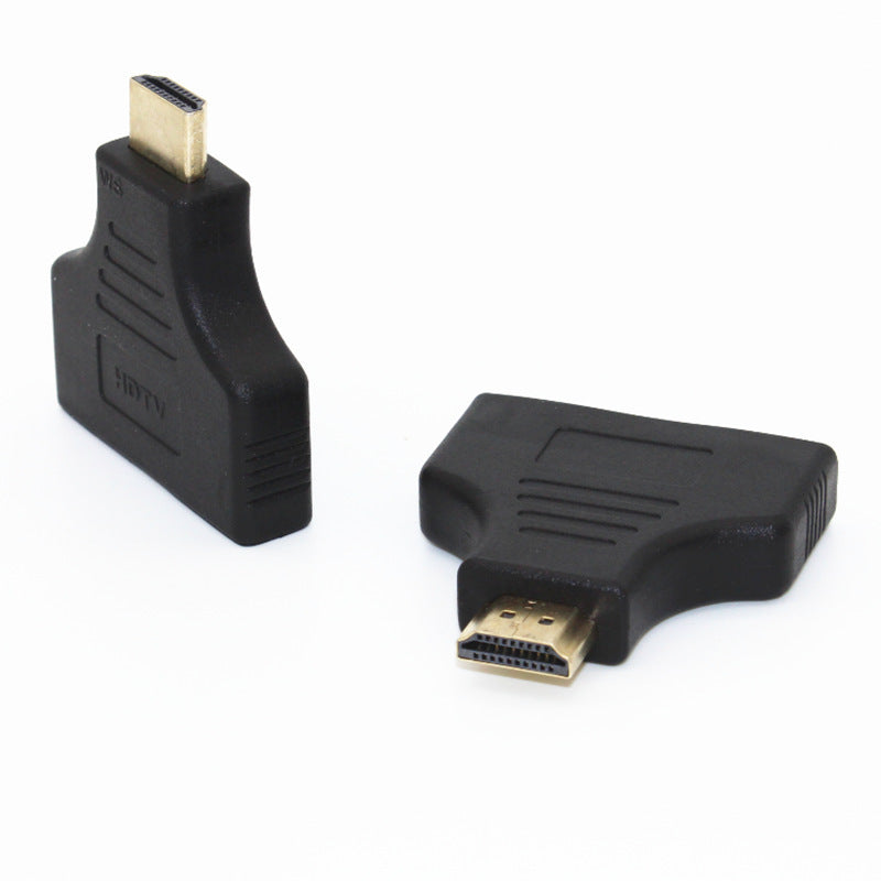 HKM-886035 HDMI Male to Dual HDMI Female Adapter for Connecting HD Devices