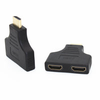 HKM-886035 HDMI Male to Dual HDMI Female Adapter for Connecting HD Devices