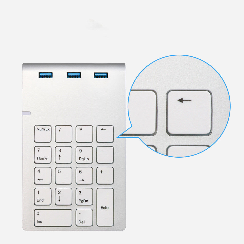 HKM-886035 Wireless Numeric Keypad for Financial Accounting - 18 Key USB Design