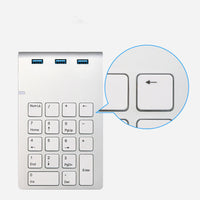 HKM-886035 Wireless Numeric Keypad for Financial Accounting - 18 Key USB Design