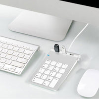 HKM-886035 Wireless Numeric Keypad for Financial Accounting - 18 Key USB Design