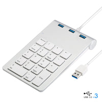 HKM-886035 Wireless Numeric Keypad for Financial Accounting - 18 Key USB Design