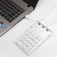 HKM-886035 Wireless Numeric Keypad for Financial Accounting - 18 Key USB Design