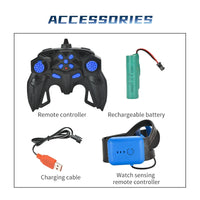 HKM-886099 Double-Sided 360° Rotating Stunt Car with Gesture Control, Lights, and Music for Ages 6+